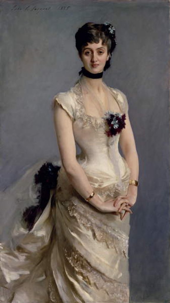 Detail of Madame Paul Poirson, 1885 by John Singer Sargent