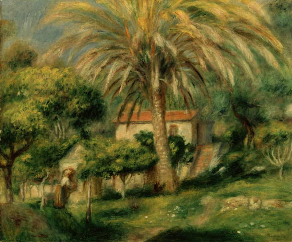 Detail of Palm Trees, 1902 by Pierre Auguste Renoir