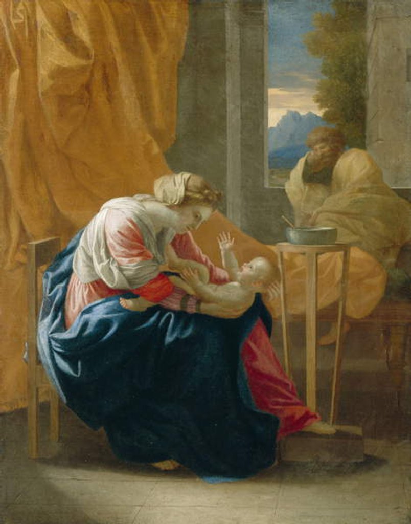 Detail of The Holy Family, 1641 by Nicolas Poussin