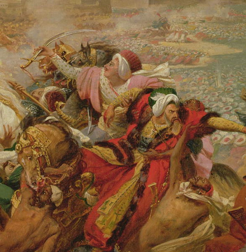 Detail of Murat Defeating the Turkish Army at Aboukir on 25 July 1799, c.1805 by Baron Antoine Jean Gros