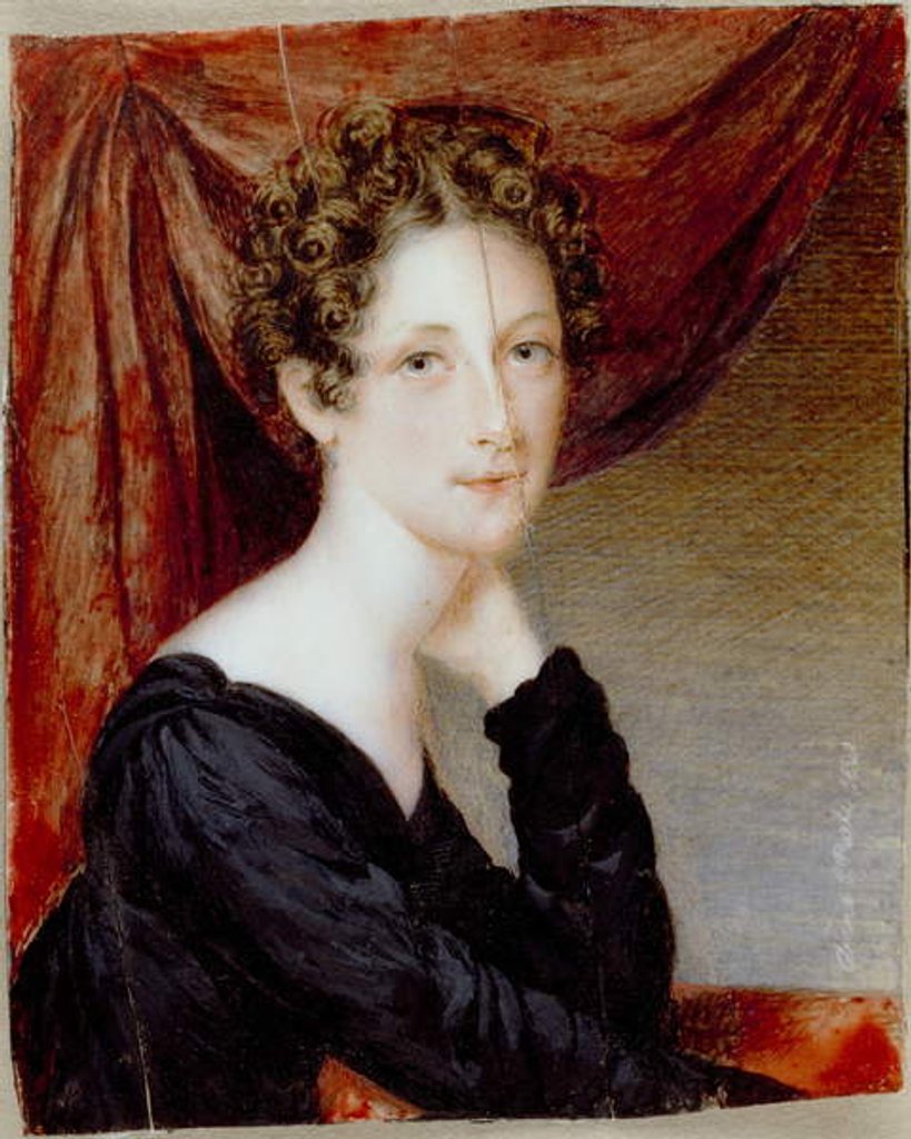 Detail of Rosalba Peale, 1820 by Anna Claypoole Peale