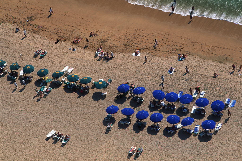 Detail of Overhead View of Acapulco Beach by Anonymous