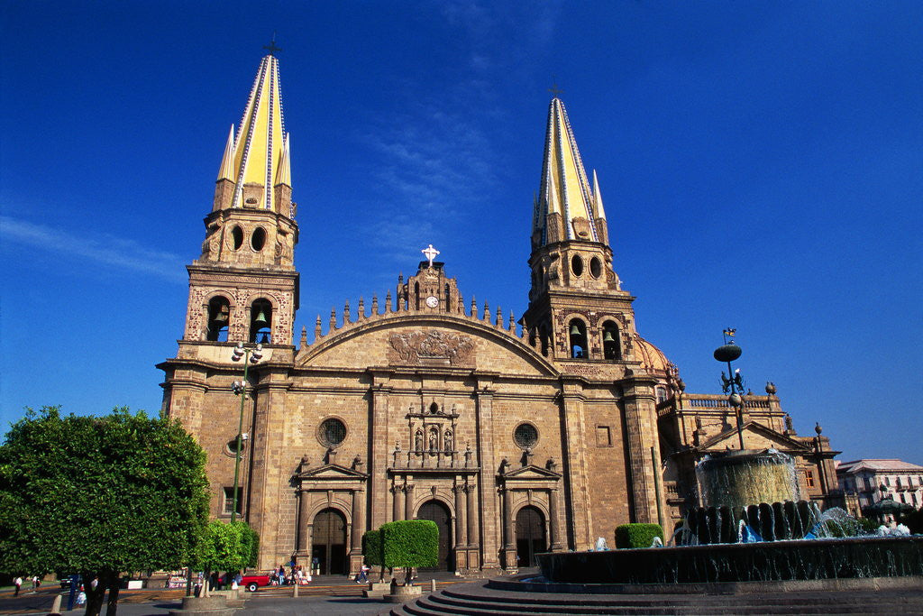 Detail of Cathedral of Guadalajara by Anonymous