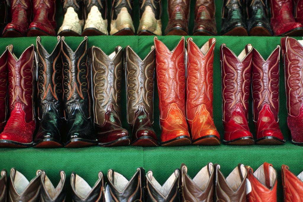 Detail of Cowboy Boots for Sale in Libertad Market by Anonymous