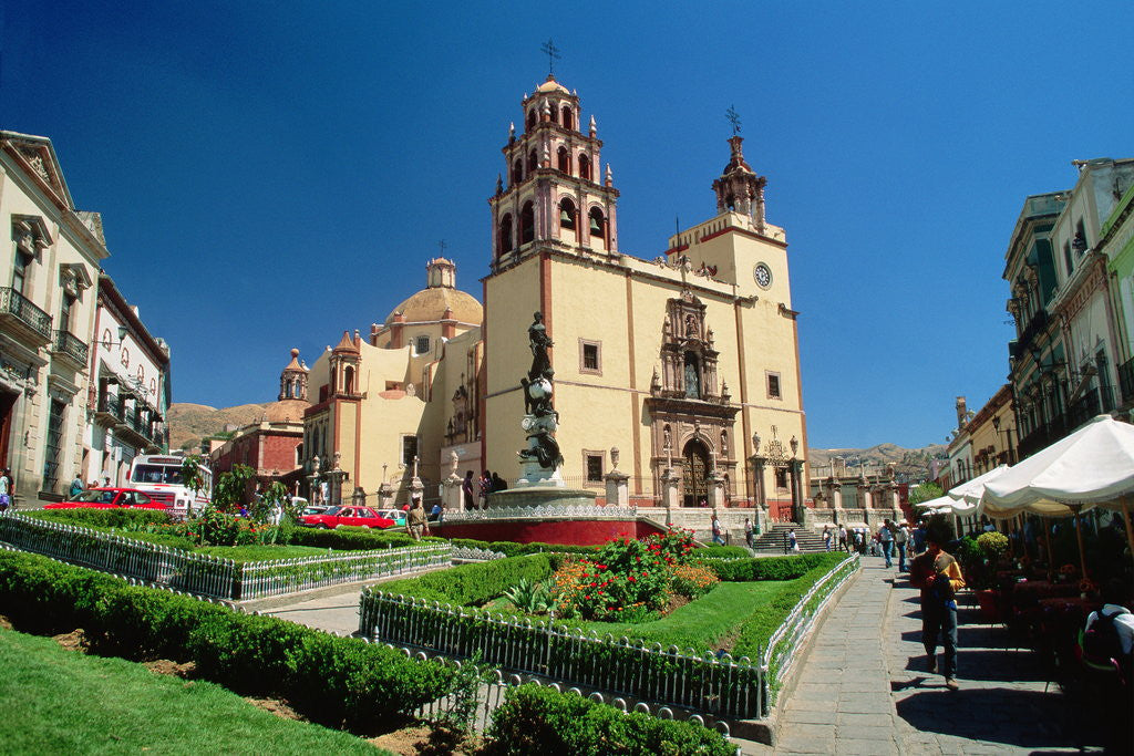 Detail of Baroque Basilica of Nuestra Senora de Guanajuato by Anonymous