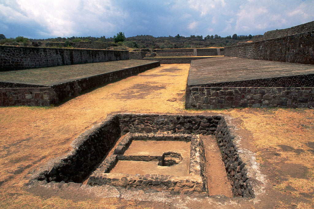 Detail of Ball Court at Teotenango by Anonymous