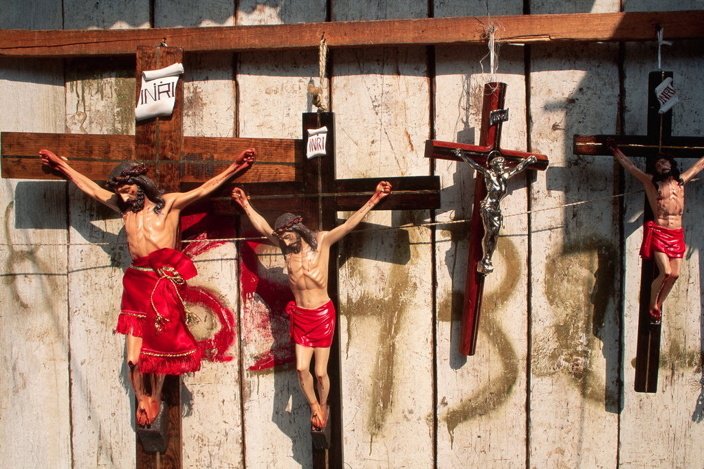 Detail of Crucifixes for Sale by Anonymous