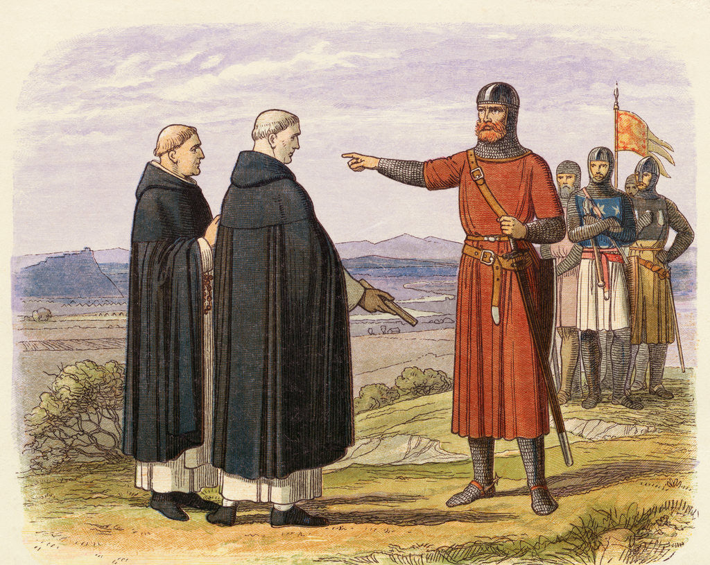 Detail of Sir William Wallace Rejecting English Proposals by Anonymous
