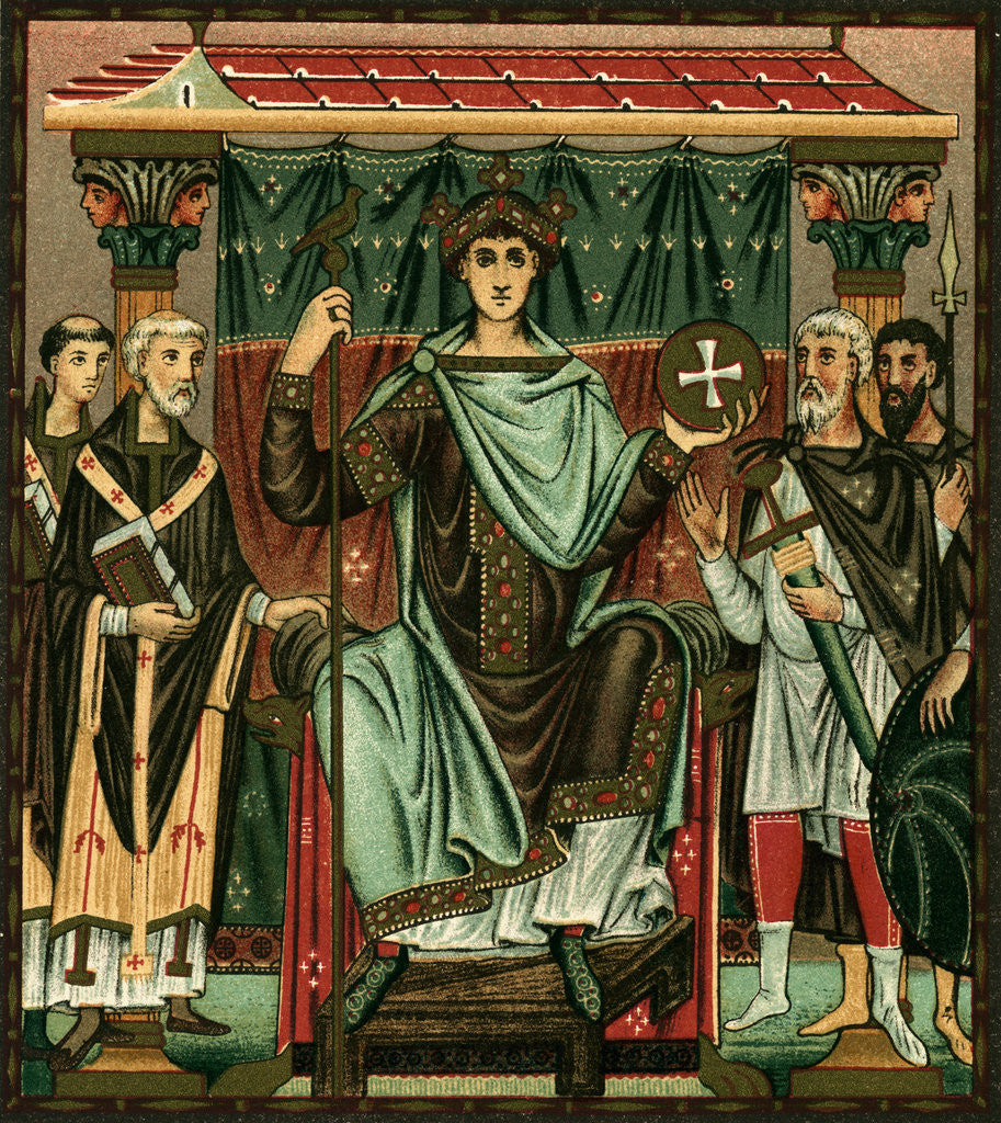 Detail of Emperor Otto II by Anonymous