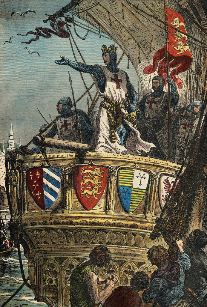 Detail of King Richard Bidding Farewell by Anonymous