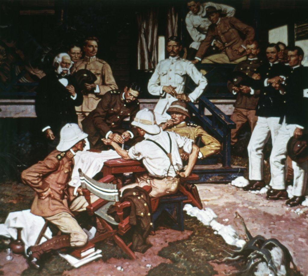 Detail of Conquest of Yellow Fever by Dr. Reed