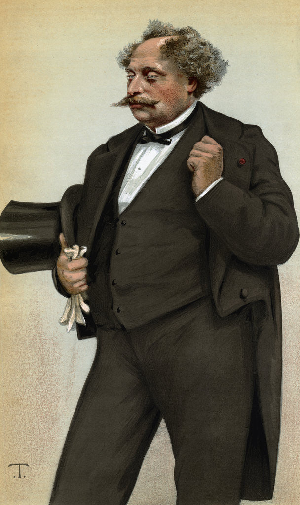 Detail of French Fiction by Theobald Chartran