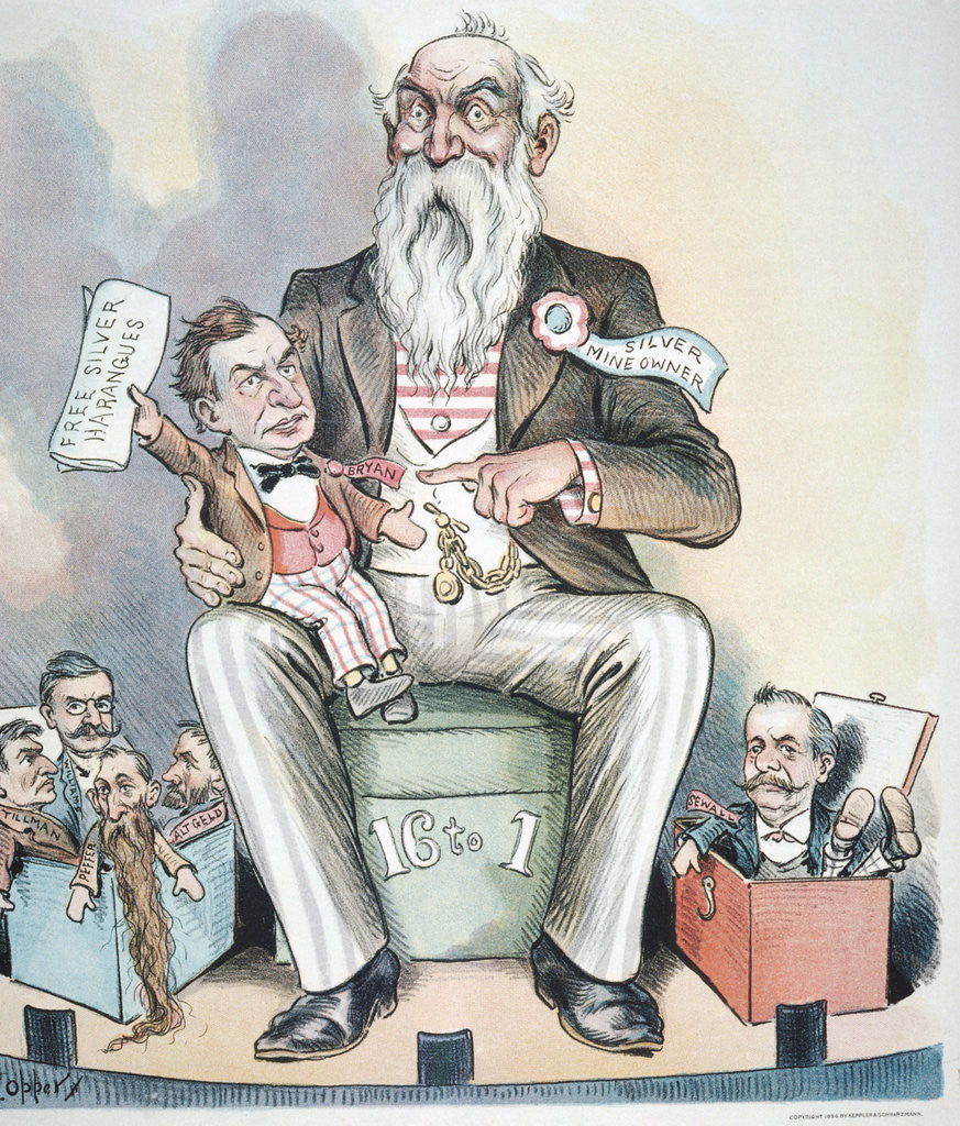 Detail of Ventriloquist Holding a Dummy by Anonymous