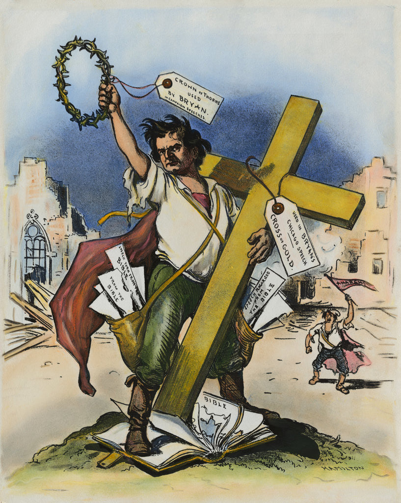 Detail of Illustration Depicting William Jennings Bryan by Anonymous