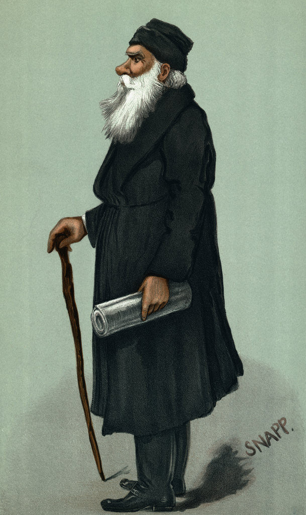 Detail of Portrait of Leo Tolstoy by Anonymous