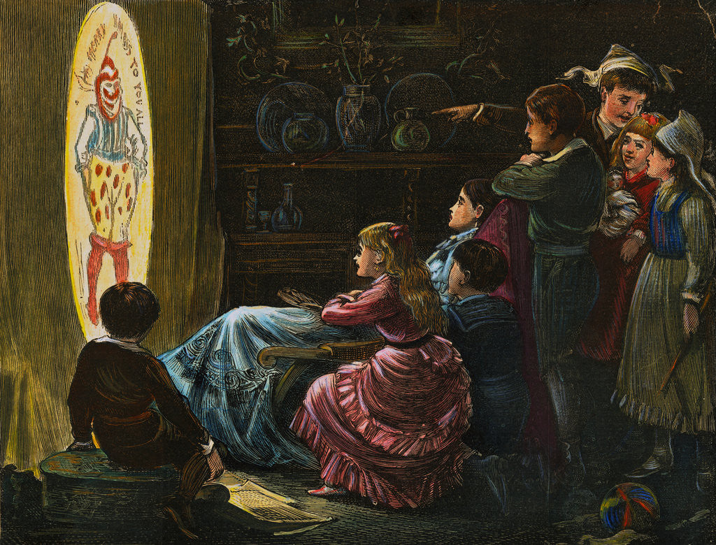 Detail of Children Viewing Picture by Anonymous