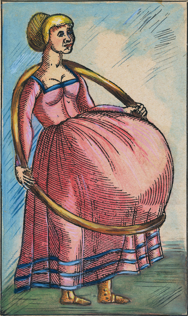 Detail of Illustration of Pregnant Woman by Anonymous