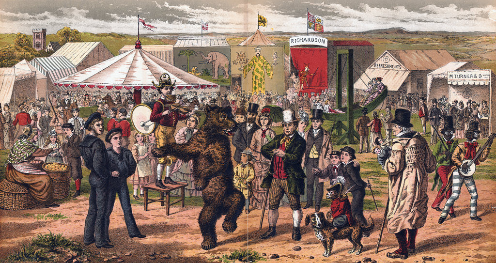 Detail of Spectators at Large Circus Event by Anonymous