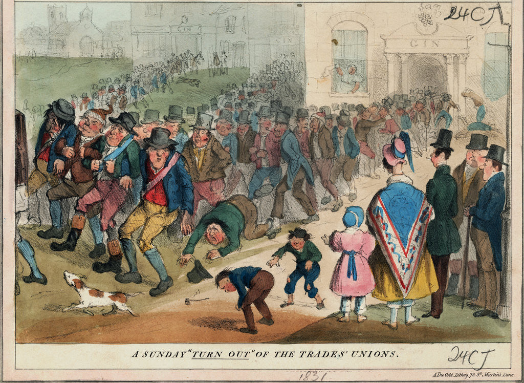 Detail of People Turning Out at Trade Unions by Anonymous