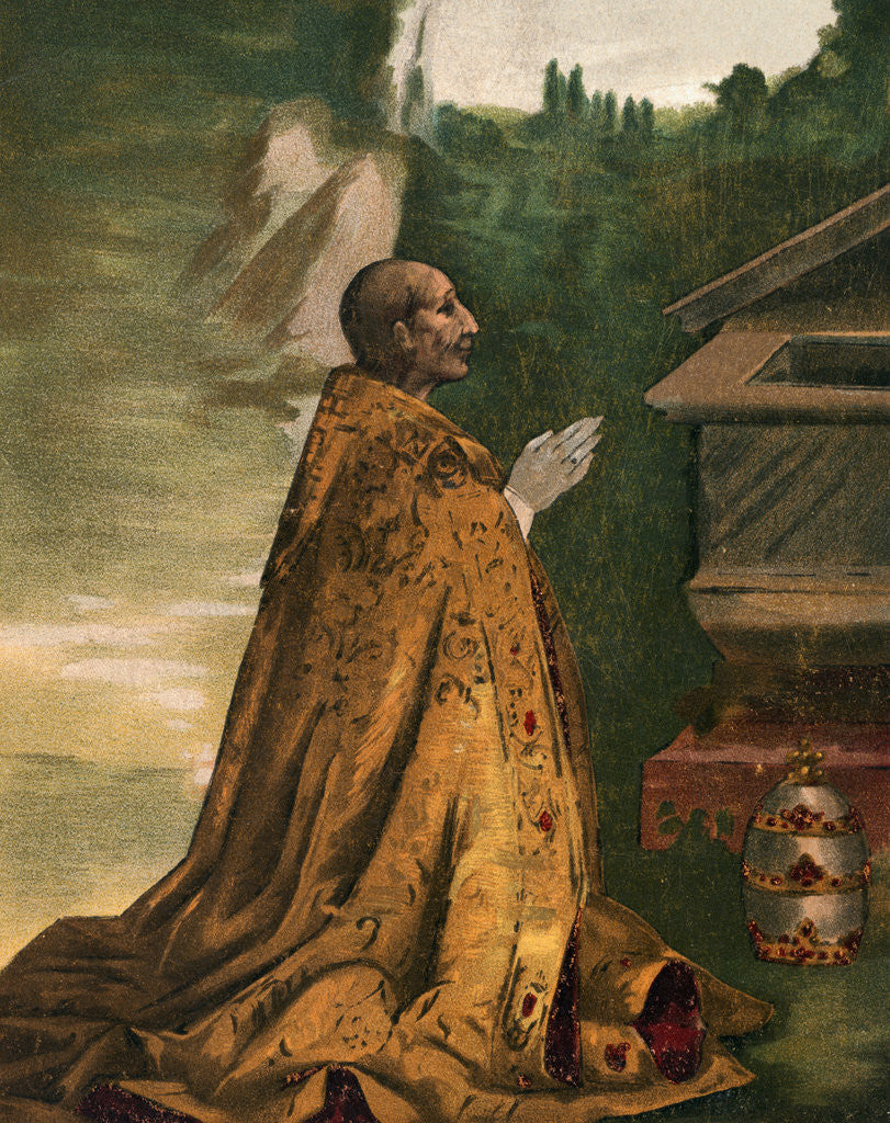 Detail of Detail of a Copy of The Resurrection by Pinturicchio