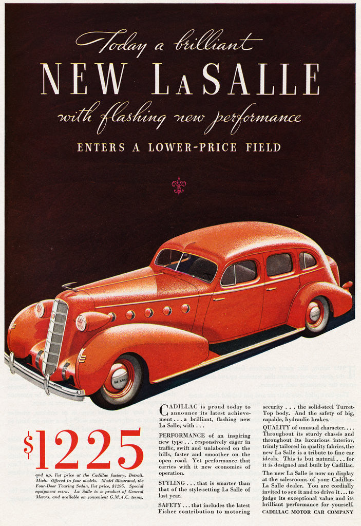 Detail of LaSalle Cadillac by Anonymous