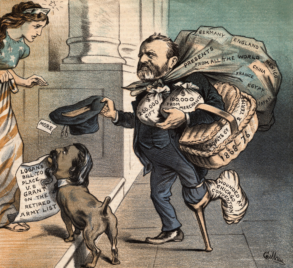 Detail of President Grant and Logan Begging for Funds by Anonymous