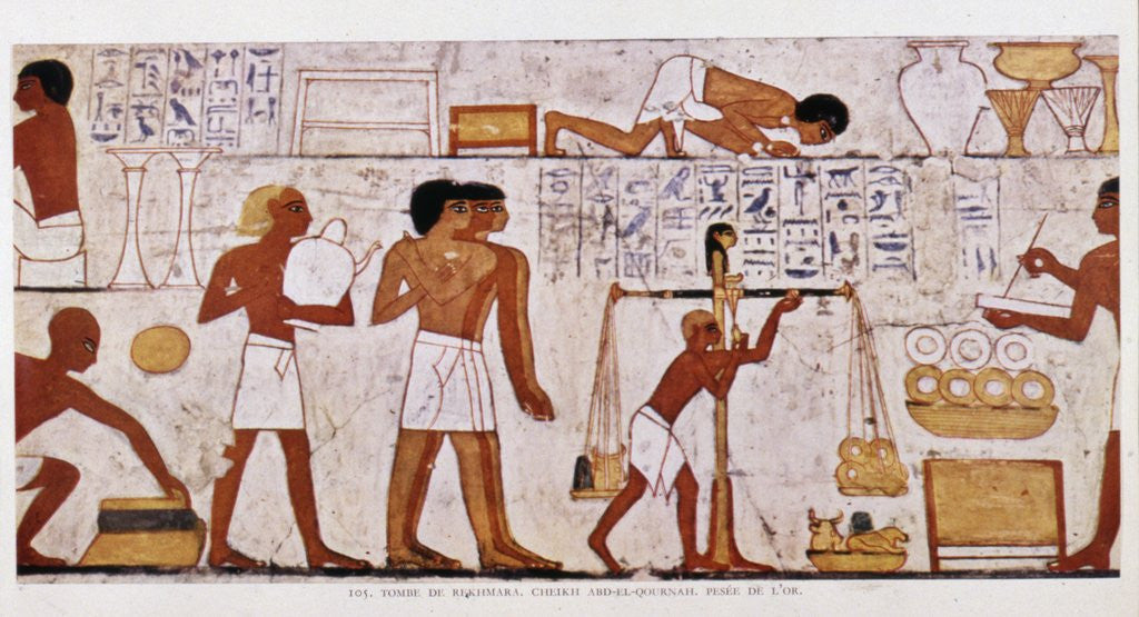 Detail of Tomb of Rekhmara Cheikh Abd-El-Qournah by Anonymous