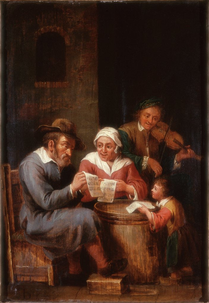 Detail of Interior with Figures by David Teniers