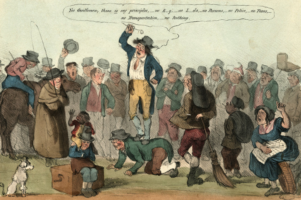 Detail of Union Leader Addressing Meeting by Anonymous