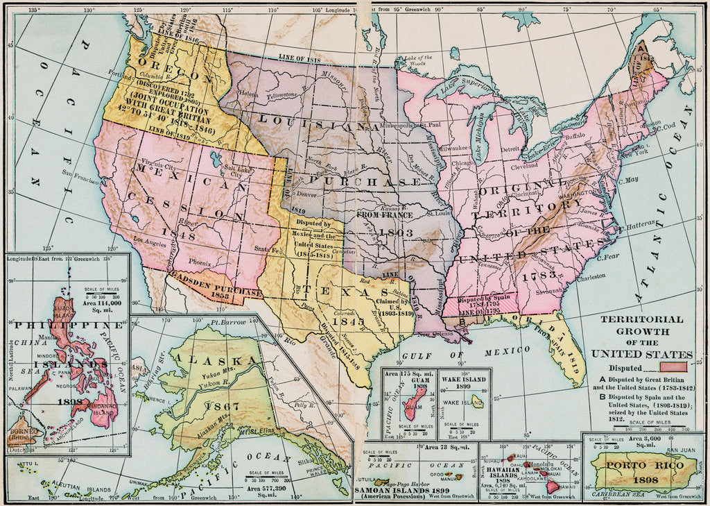 Detail of Early North American Map by Anonymous