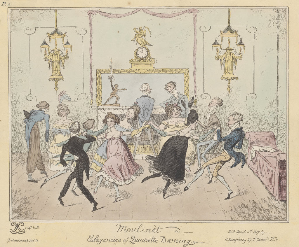 Detail of Moulinet by George Cruikshank