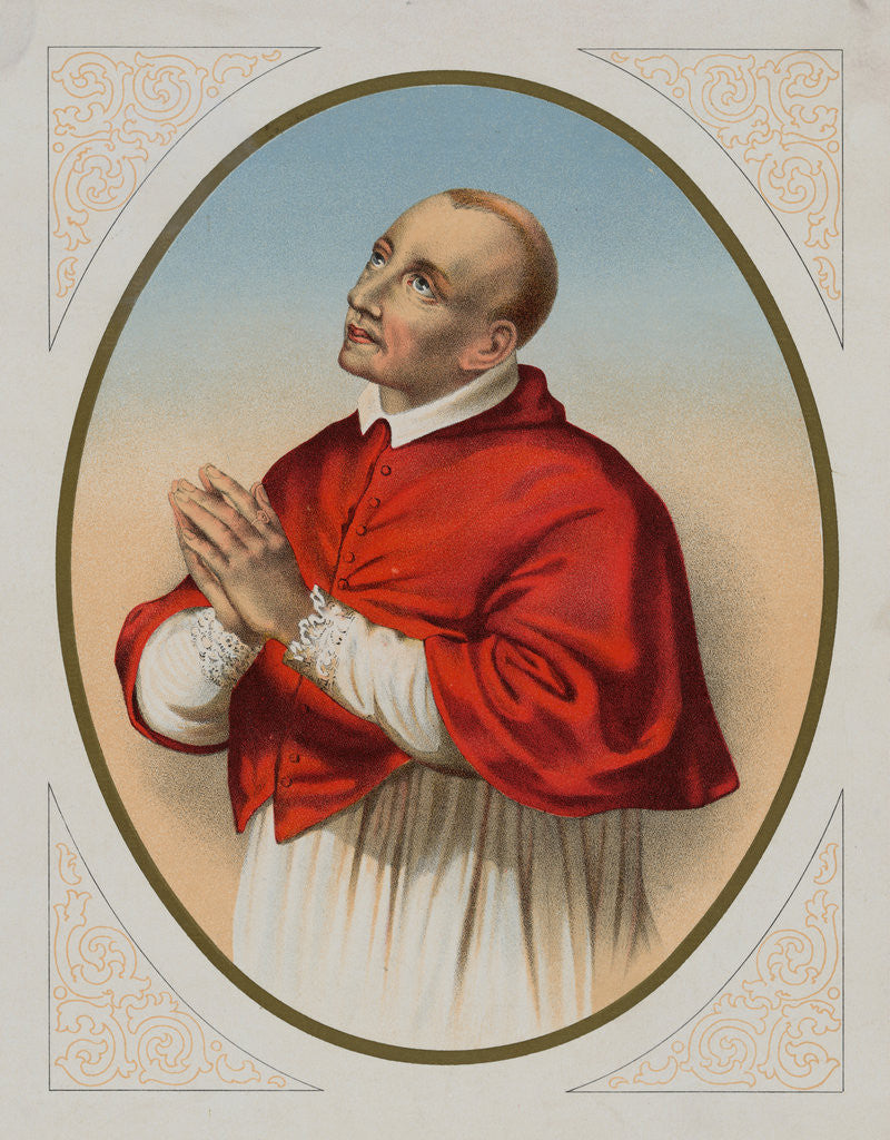 Detail of St. Charles Borromeo by Anonymous