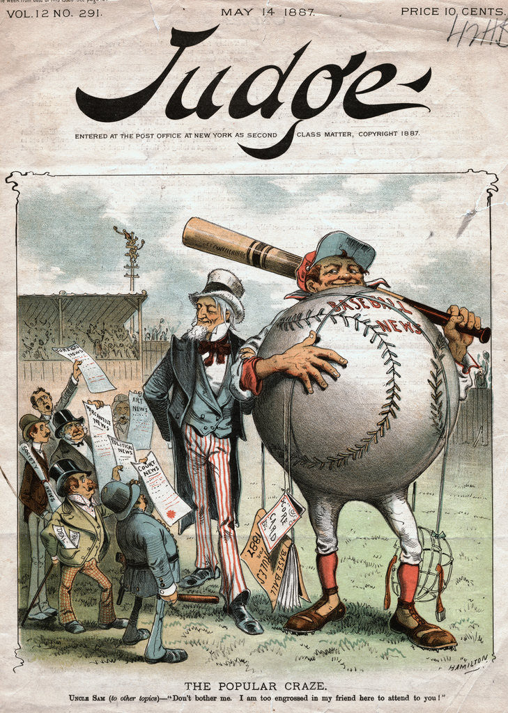 Detail of The Popular Craze Political Cartoon by Hamilton