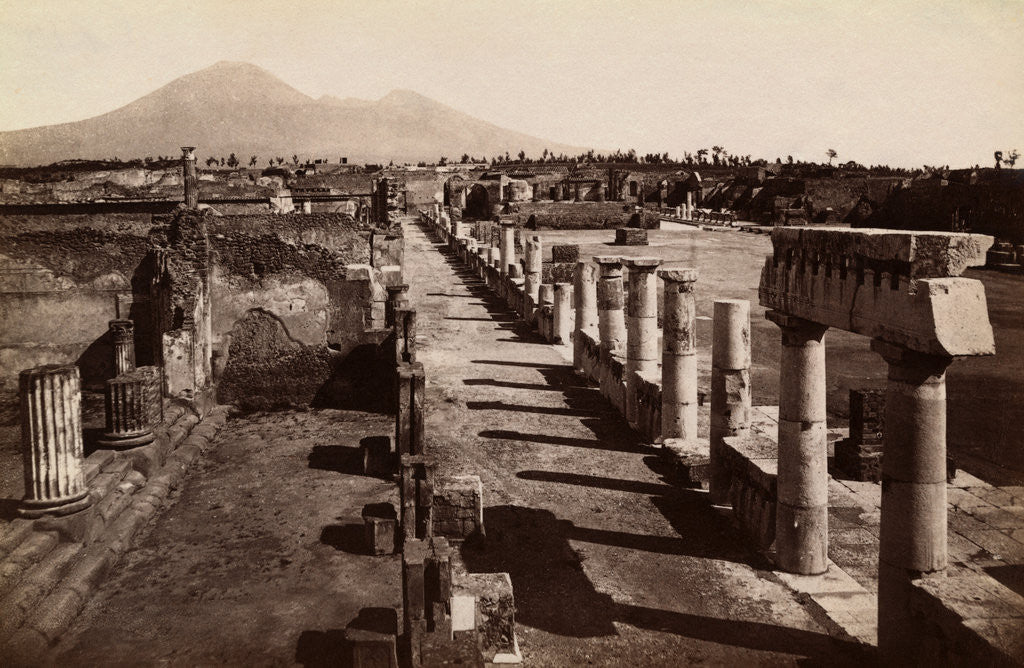 Detail of Ruin of Civil Fort in Pompeii. by Anonymous