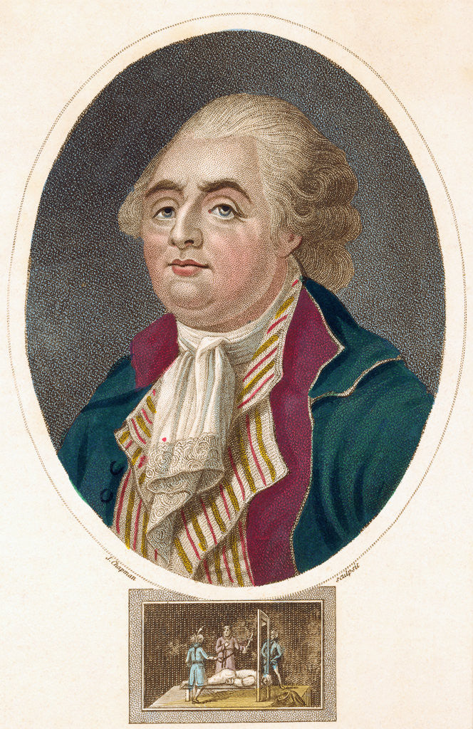 Detail of Louis XVI of France by Anonymous