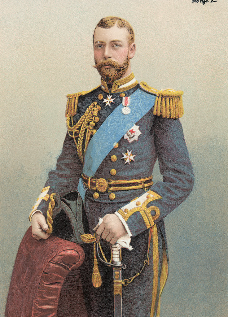 Detail of King George V in Uniform by Anonymous