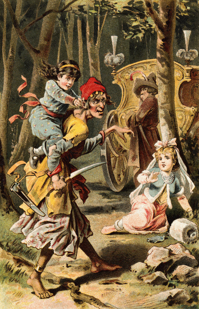 Detail of Story Scene from The Snow Queen by Anonymous