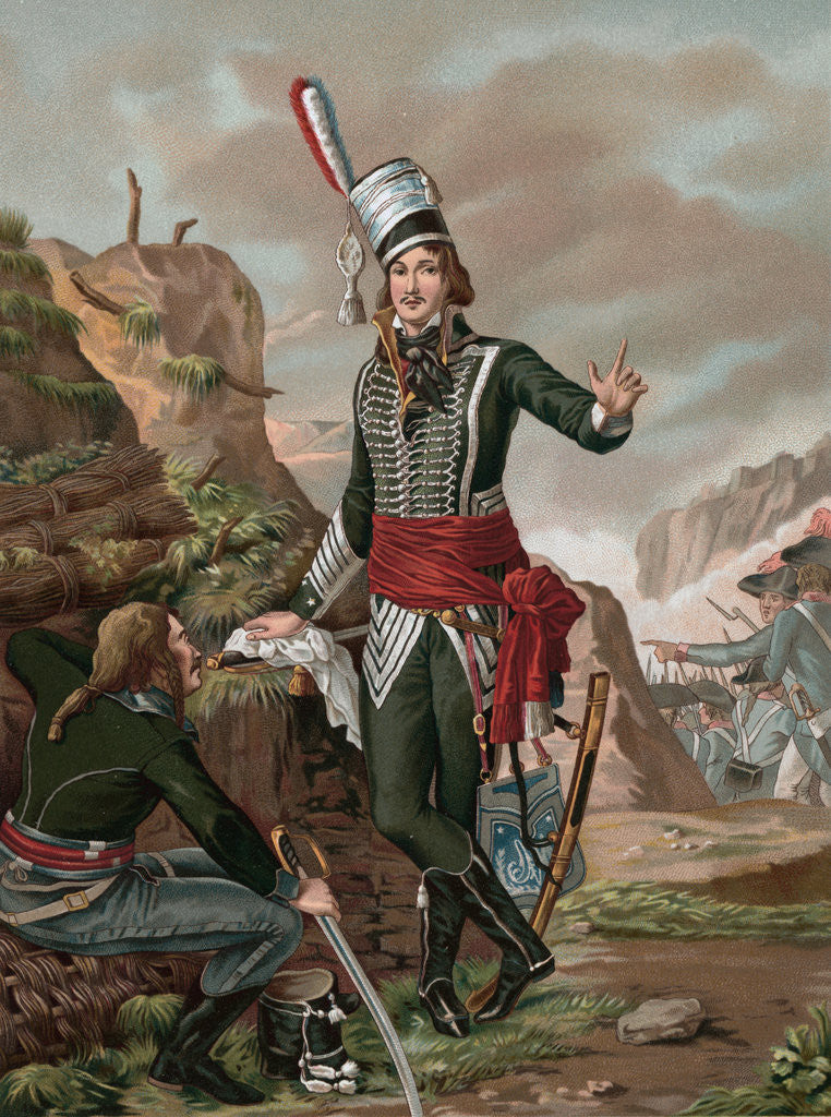 Detail of Francois-Severin Marcean Gesturing with Hand by Anonymous