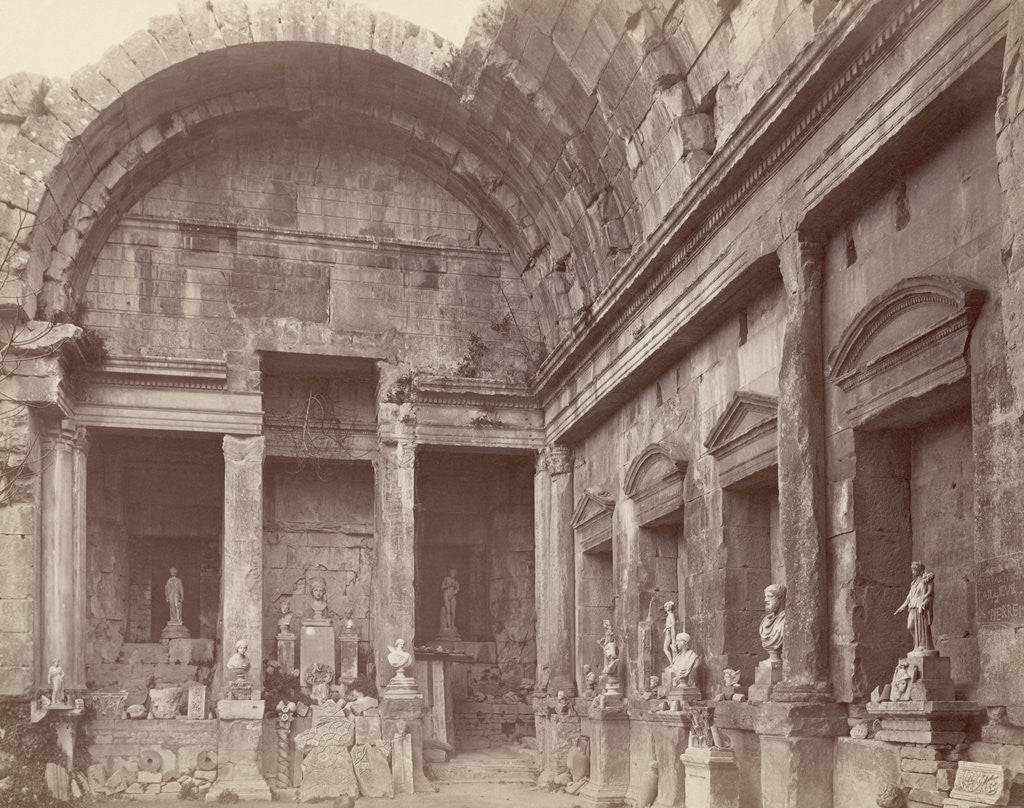 Detail of Interior of Temple of Diana by Anonymous