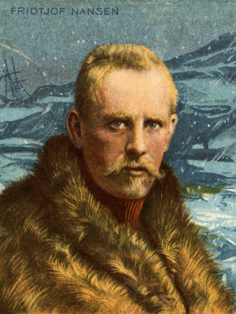 Detail of Portrait of Fridtjof Nansen by Anonymous
