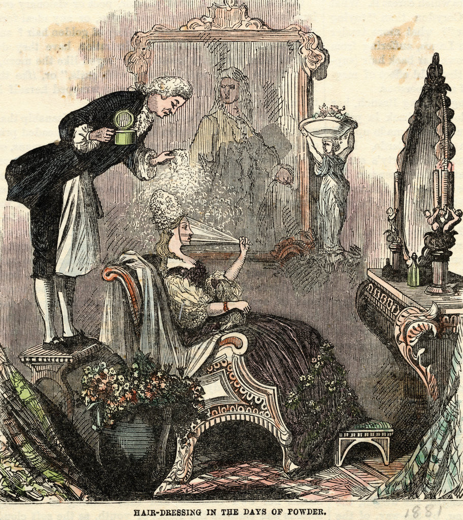 Detail of Dressing Hair by Anonymous