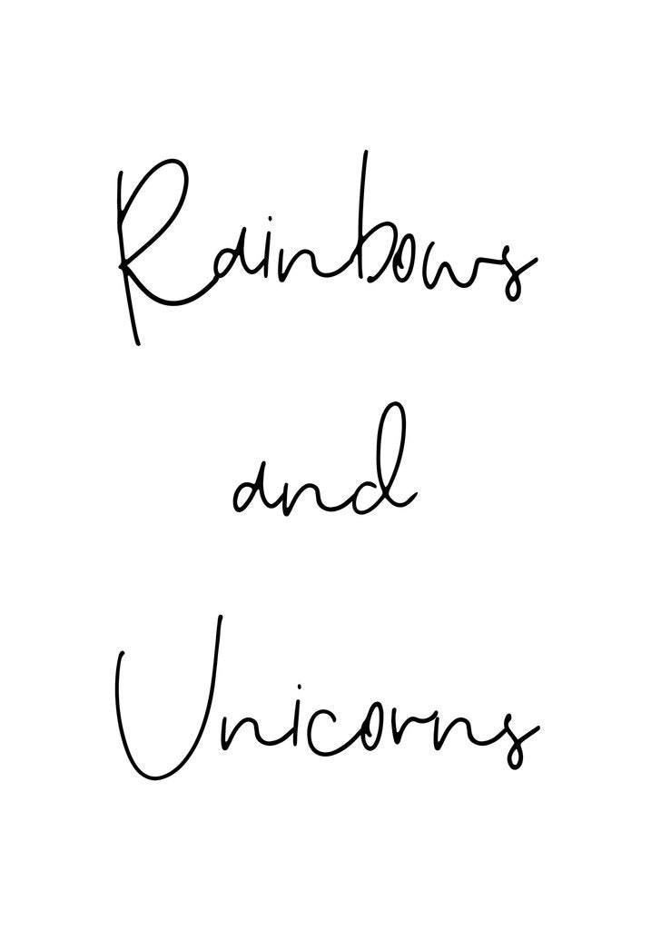 Detail of Rainbows and unicorns by Joumari