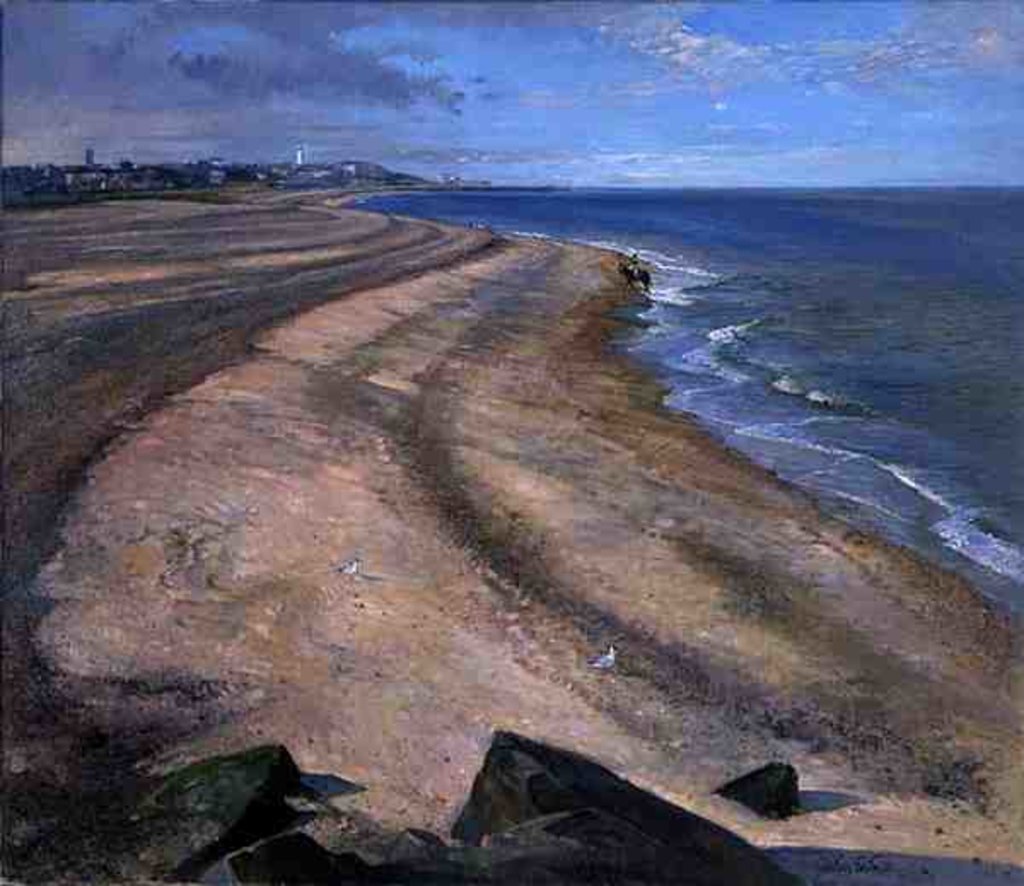 Detail of Beach Curve Towards Southwold by Timothy Easton