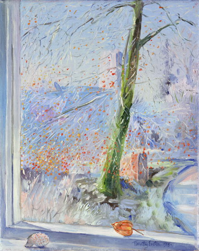 Detail of Beech Tree and Haw Frost by Timothy Easton