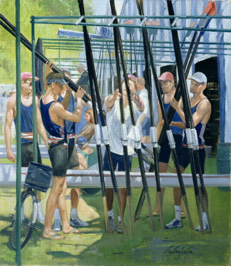 Detail of Collecting Oars by Timothy Easton