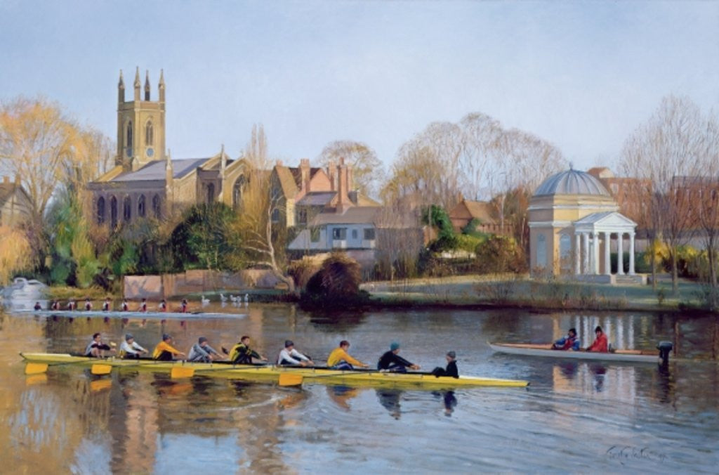 Detail of Winter Training at Hampton by Timothy Easton