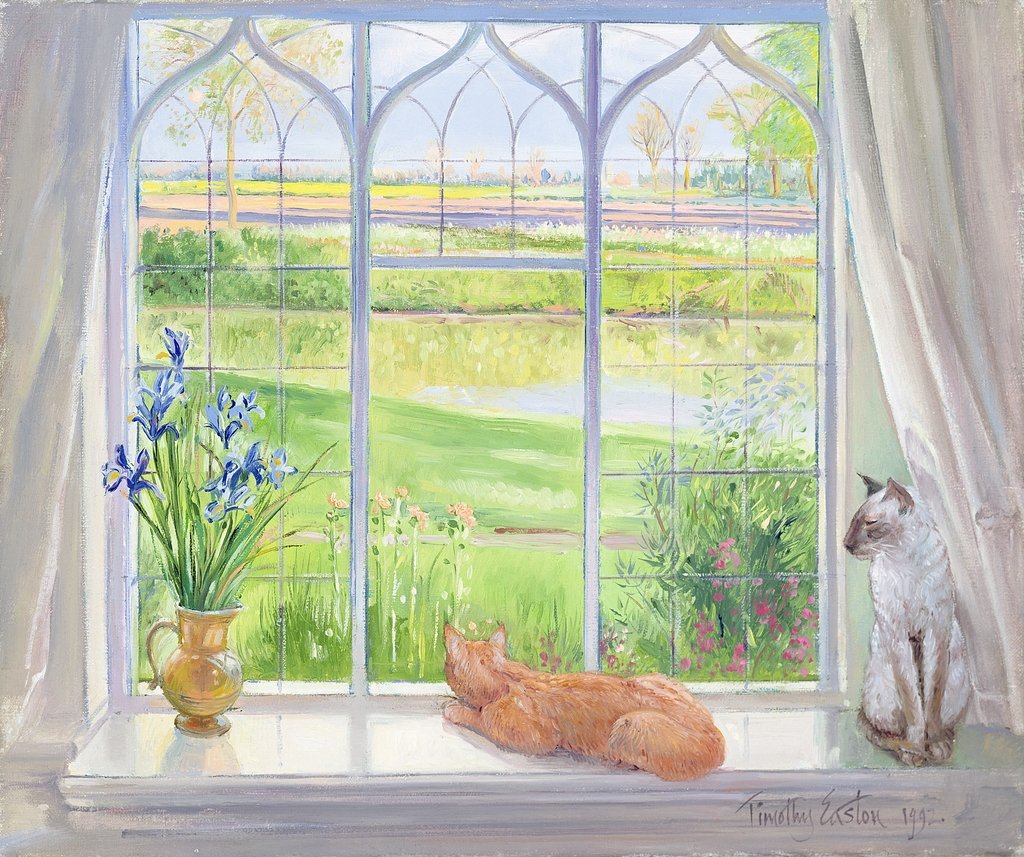 Detail of Evening Breeze by Timothy Easton