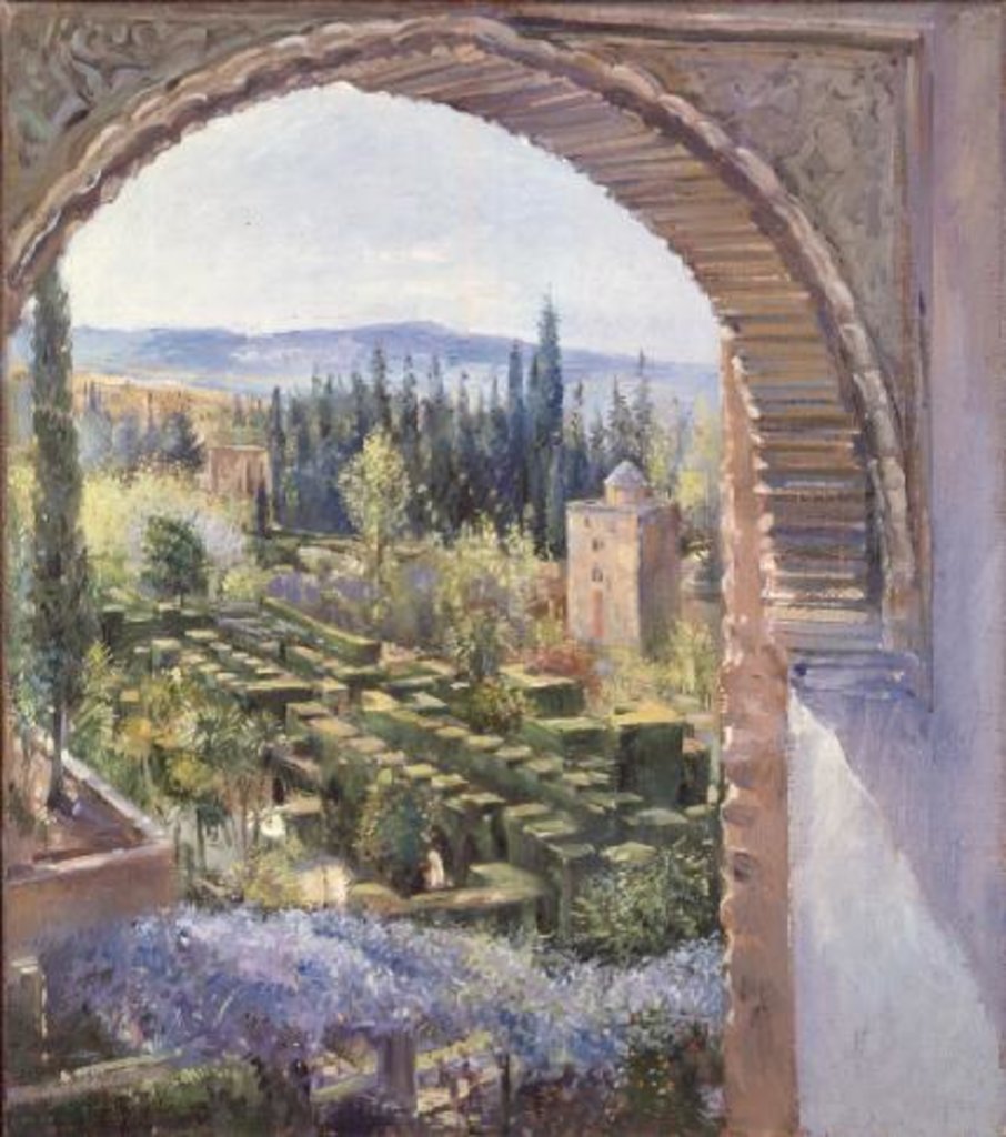 Detail of Alhambra Gardens by Timothy Easton