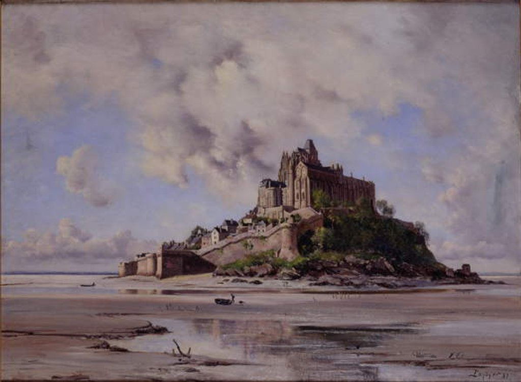 Detail of Mont Saint-Michel, North-east Side, 1881 by Emmanuel Lansyer