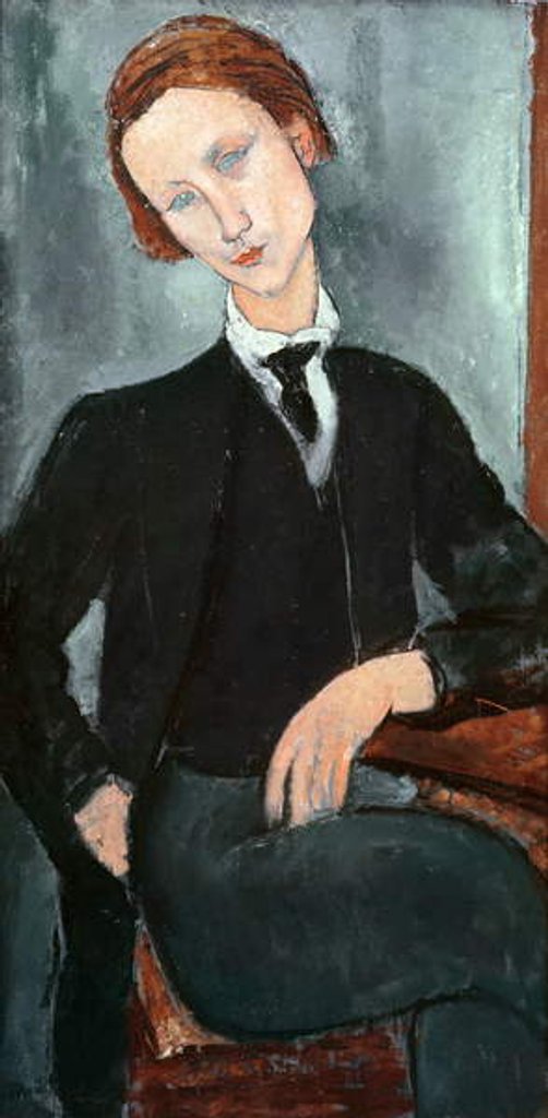 Detail of Baranovsky, 1918 by Amedeo Modigliani